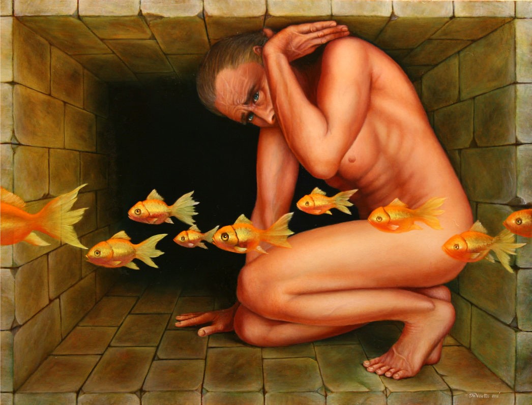 Goldfische ziehen vorüber (2012)<br><i>32 x 43 cm</i>