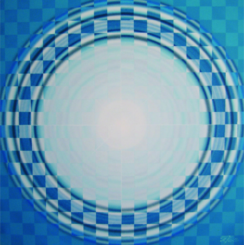 Blaukariert<br><i>100 x 100 cm</i>