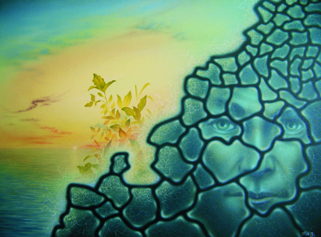 Dahinter<br><i>120 x 160 cm</i>