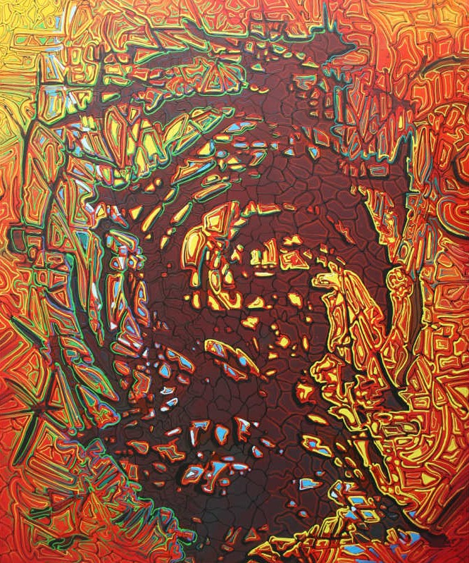 Zerbrochen<br><i>120 x 110 cm</i>
