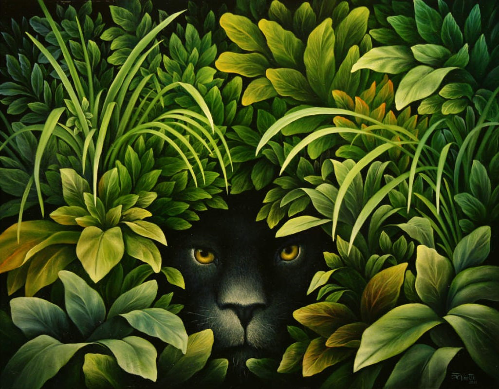 Auf der Lauer (2011)<br><i>32 x 42 cm</i>