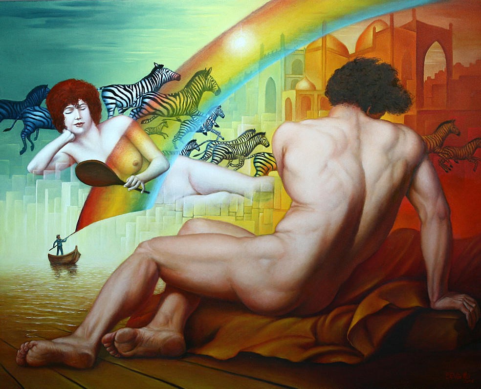 Der Traumfänger (2016)<br><i>52 x 65 cm</i>