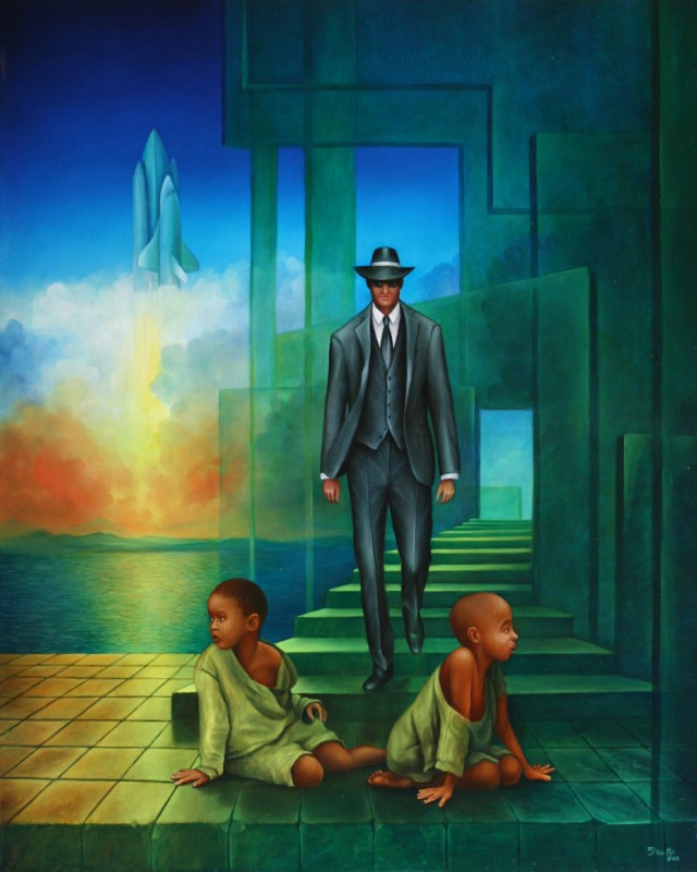 Die Störenfriede (2012)<br><i>65 x 52 cm</i>