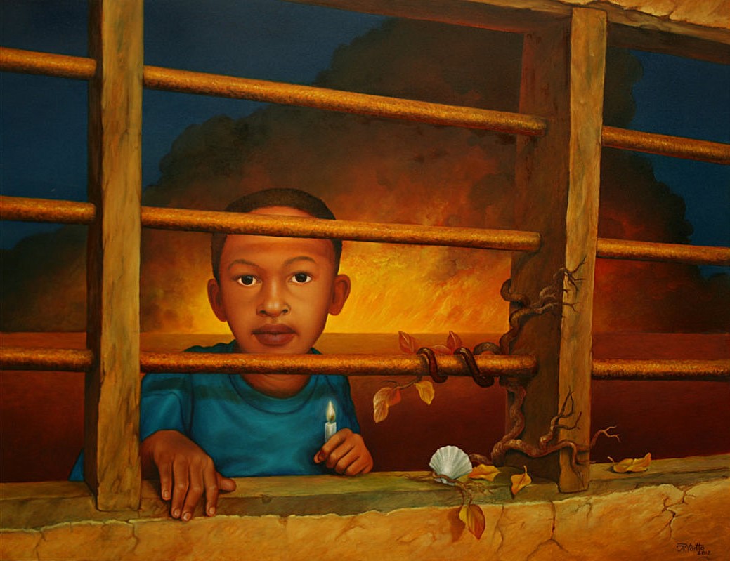 Ein Lichtlein brennt (2012)<br><i>44 x 57 cm</i>