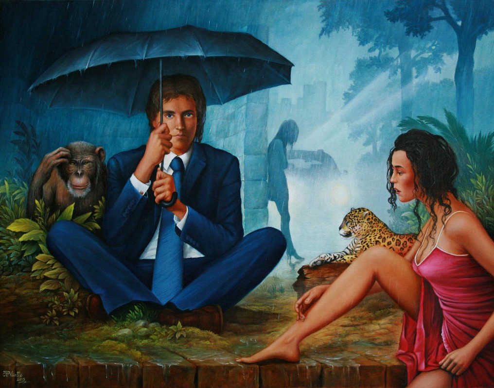 Im Regen (2015)<br><i>44 x 57 cm</i>
