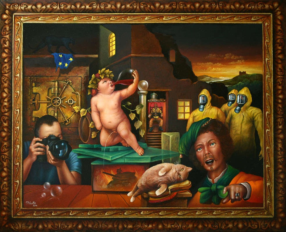 Rembrandts Katze (2014)<br><i>52 x 65 cm</i>