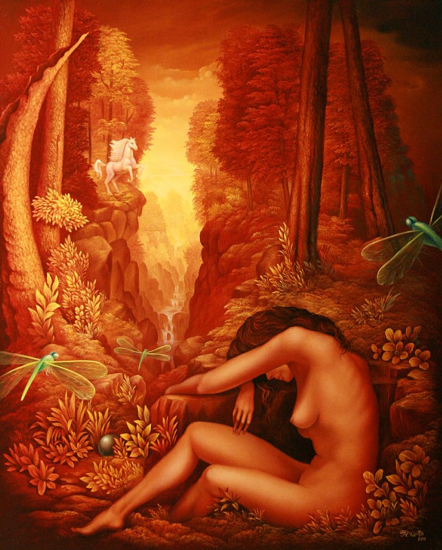 Stunde der Ruhe (2011)<br><i>65 x 52 cm</i>