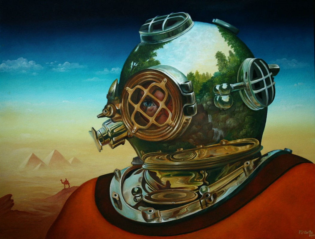 Tauchgang in Ägypten (2014)<br><i>44 x 57 cm</i>