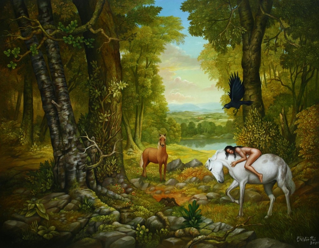 Am Waldrand (2020)<br><i>44 x 57 cm</i>