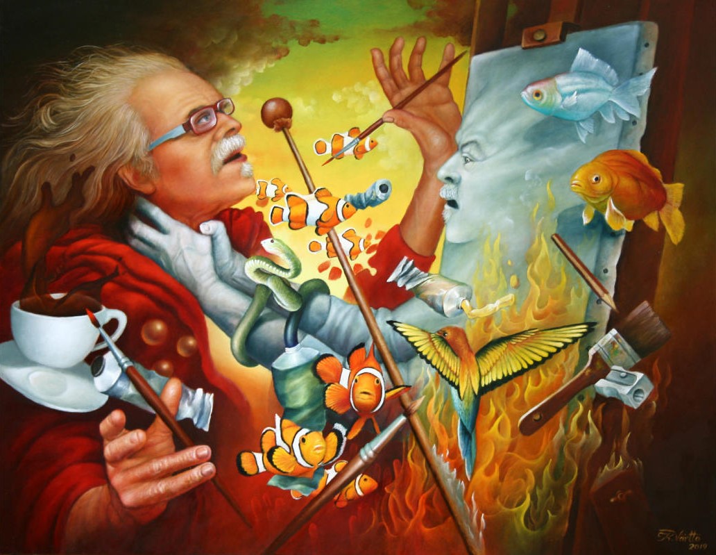 Der Angriff (2019)<br><i>44 x 57 cm</i>