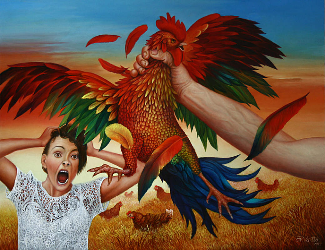 Die Nervensäge (2019)<br><i>44 x 57 cm</i>