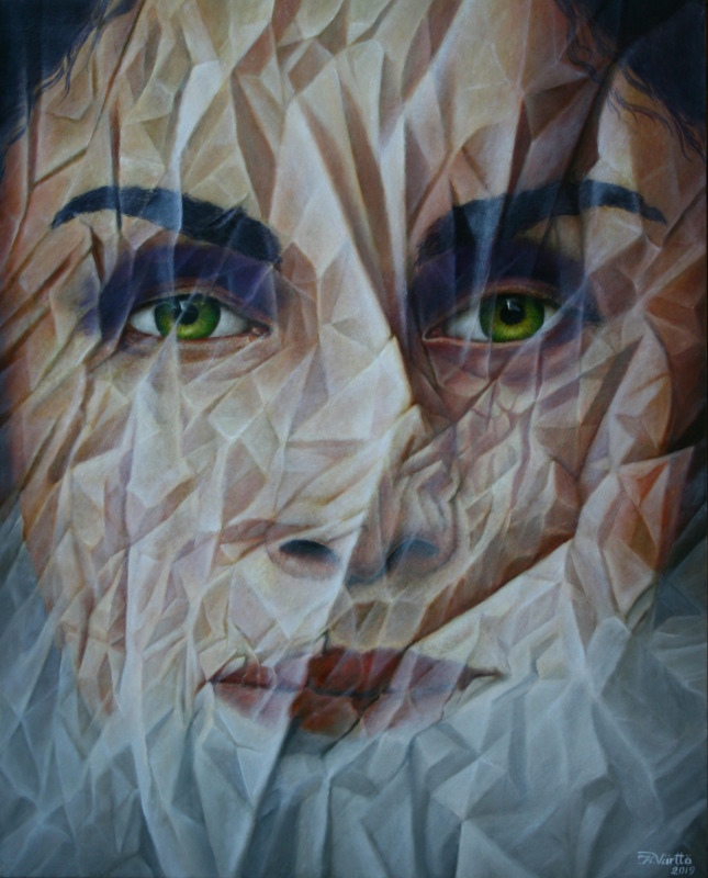 Zerknittert (2019)<br><i>65 x 52 cm</i>